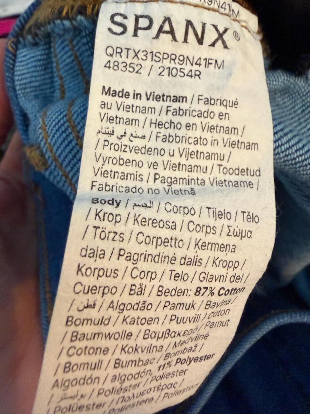 Spanx Denim High-Waist Wide-Leg Crop Jeans - medium EUC - Picture 8 of 8